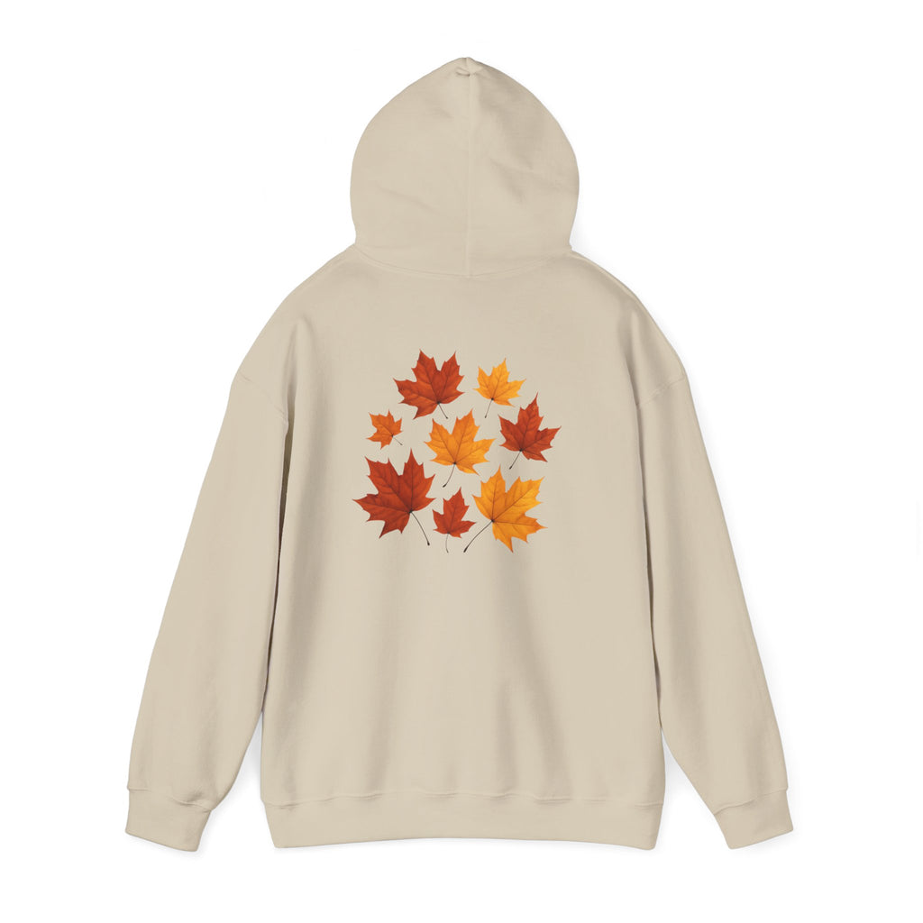 Autumn Maple Leaves Hoodie — Cozy Fall Leaf Graphic