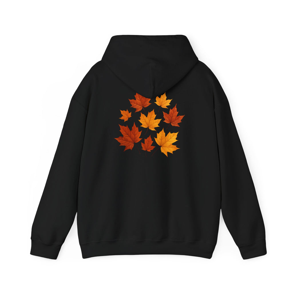 Autumn Maple Leaves Hoodie — Cozy Fall Leaf Graphic