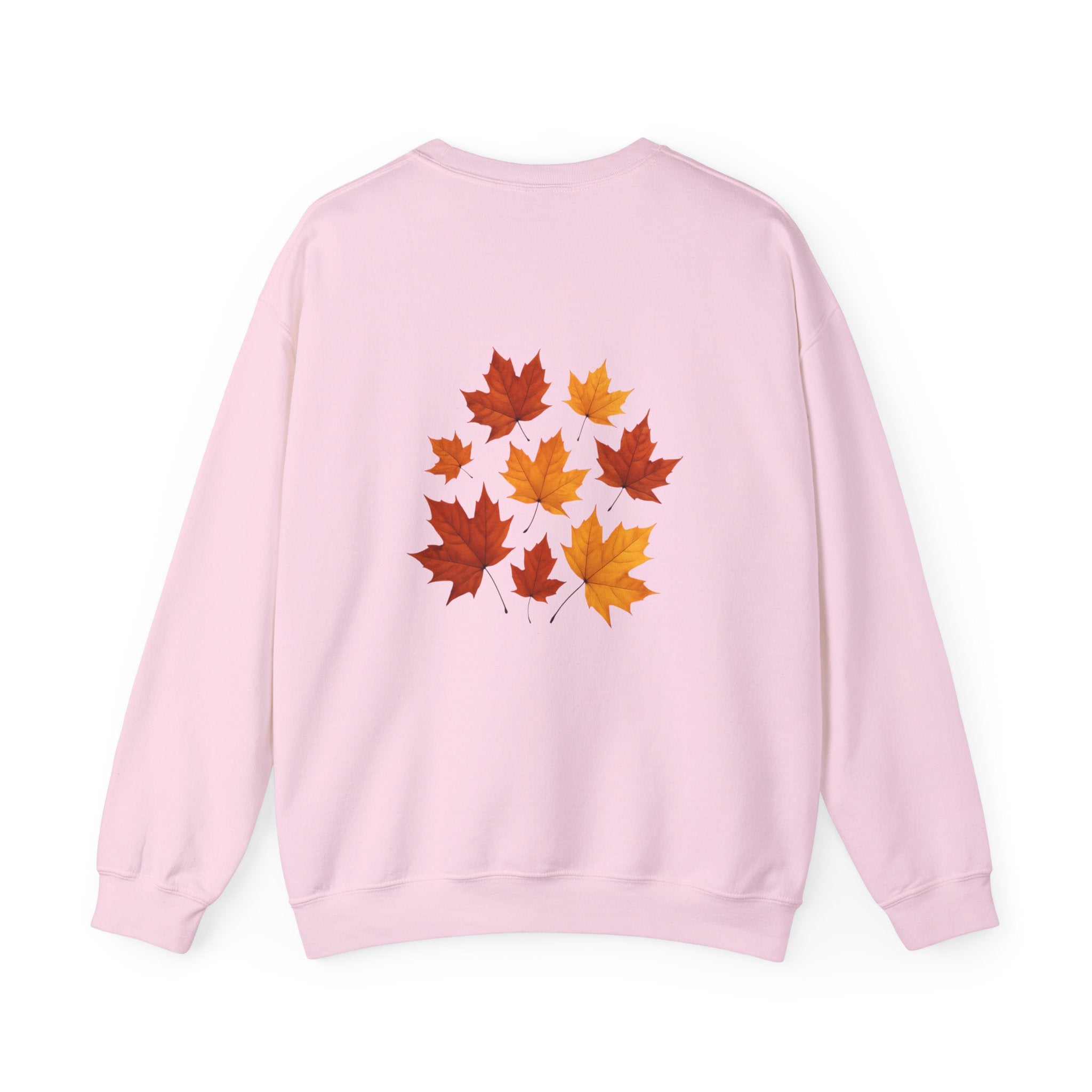 Autumn Maple Leaf Crewneck — Fall Season Botanical Graphic Sweatshirt