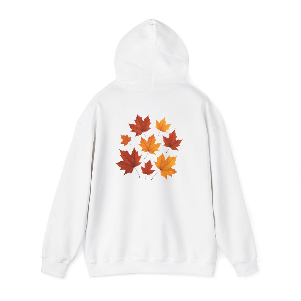 Autumn Maple Leaves Hoodie — Cozy Fall Leaf Graphic