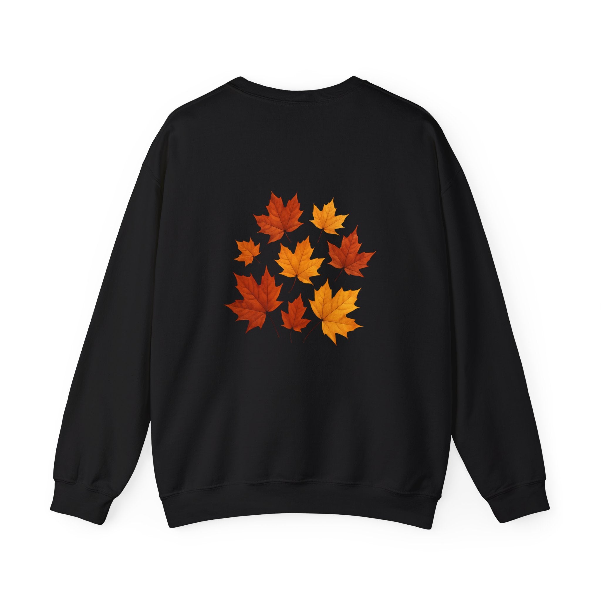 Autumn Maple Leaf Crewneck — Fall Season Botanical Graphic Sweatshirt