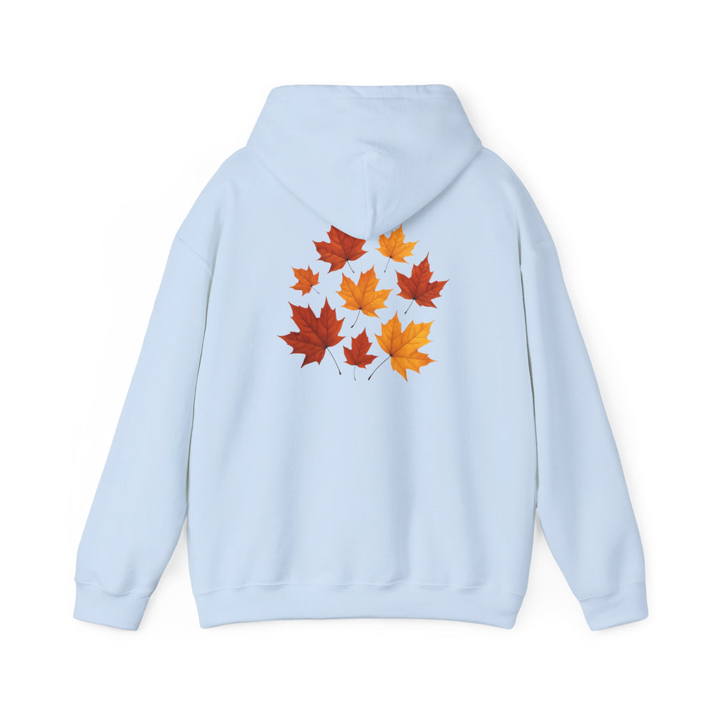 Autumn Maple Leaves Hoodie — Cozy Fall Leaf Graphic