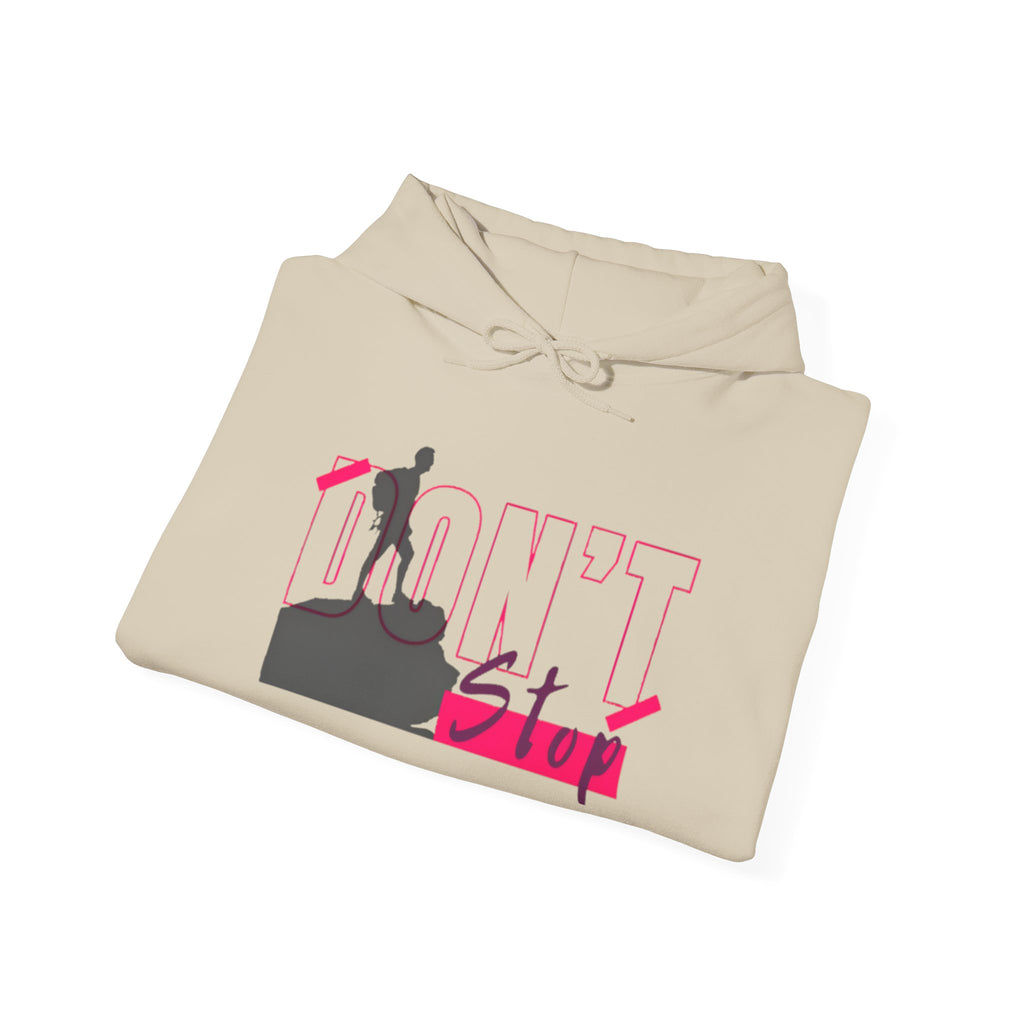 Don’t Stop Hoodie — Motivational Climber Graphic Sweatshirt