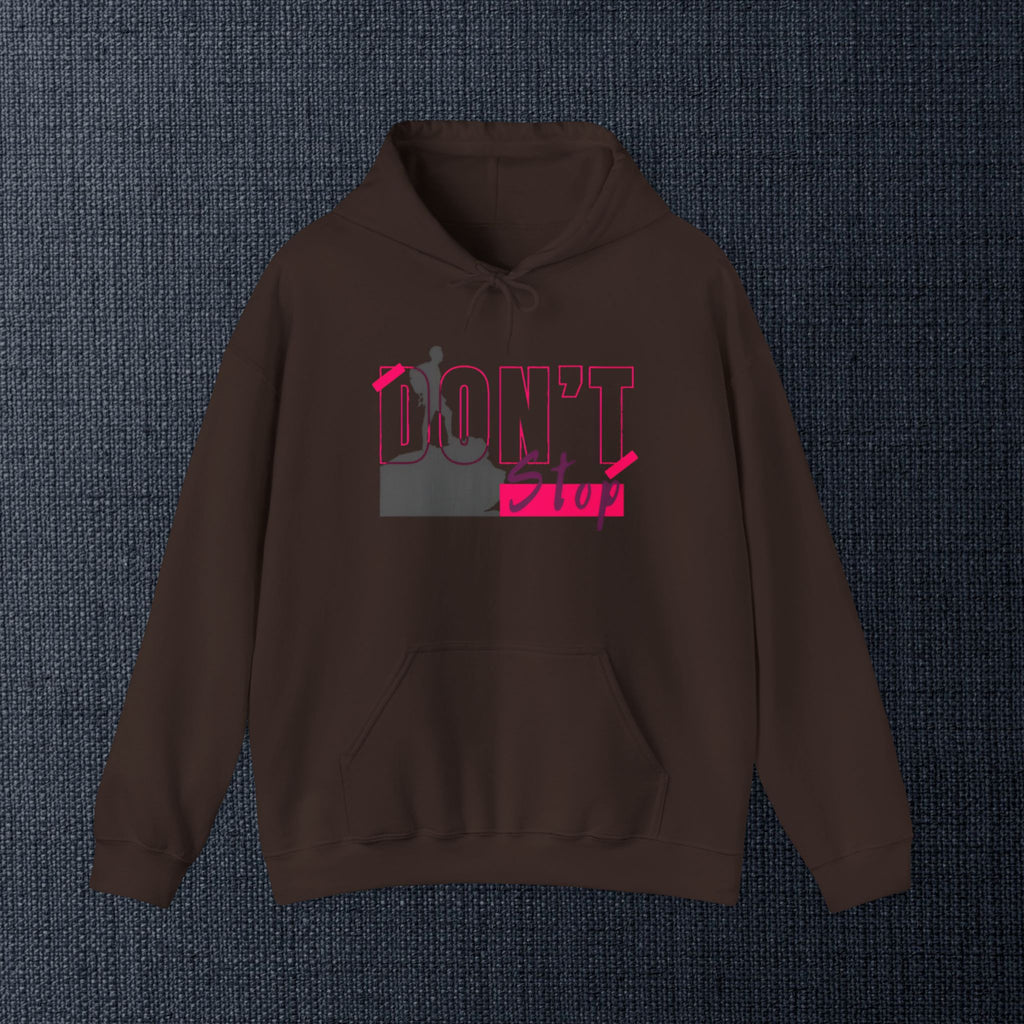 Don’t Stop Hoodie — Motivational Climber Graphic Sweatshirt