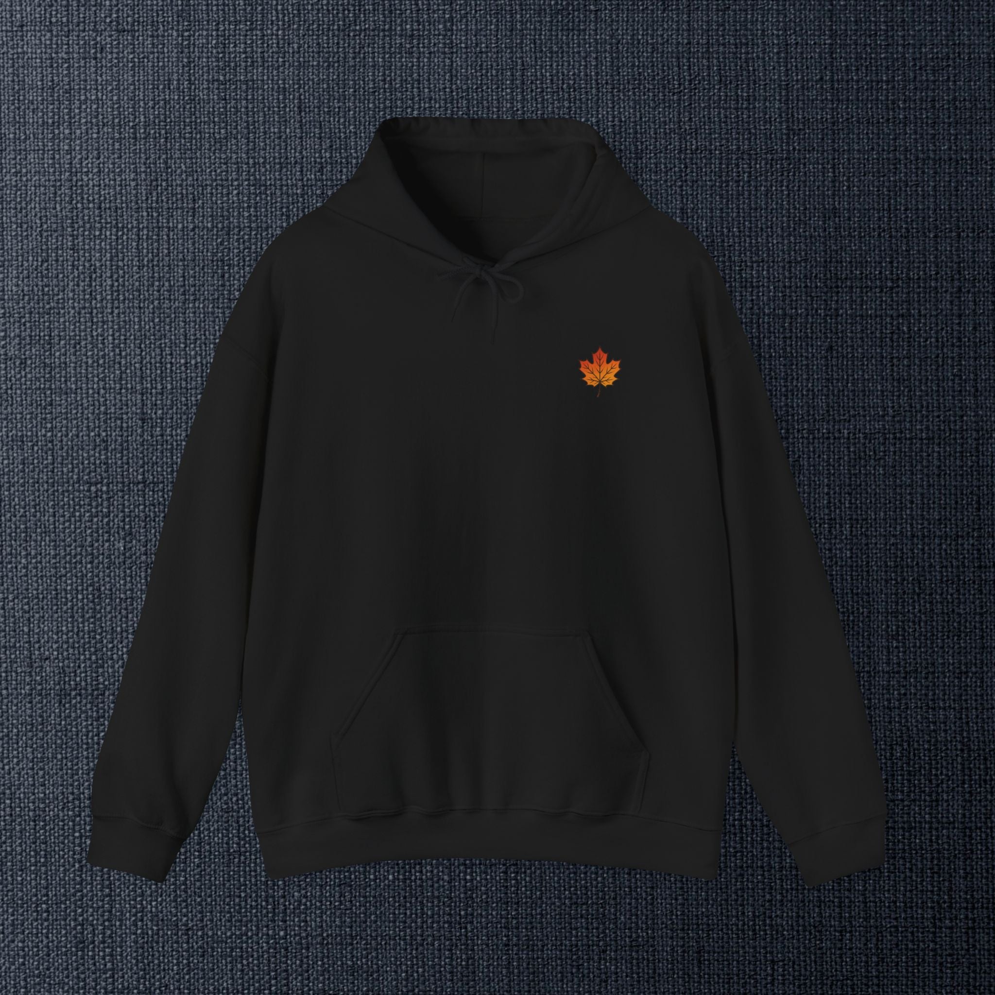 Autumn Maple Leaves Hoodie — Cozy Fall Leaf Graphic