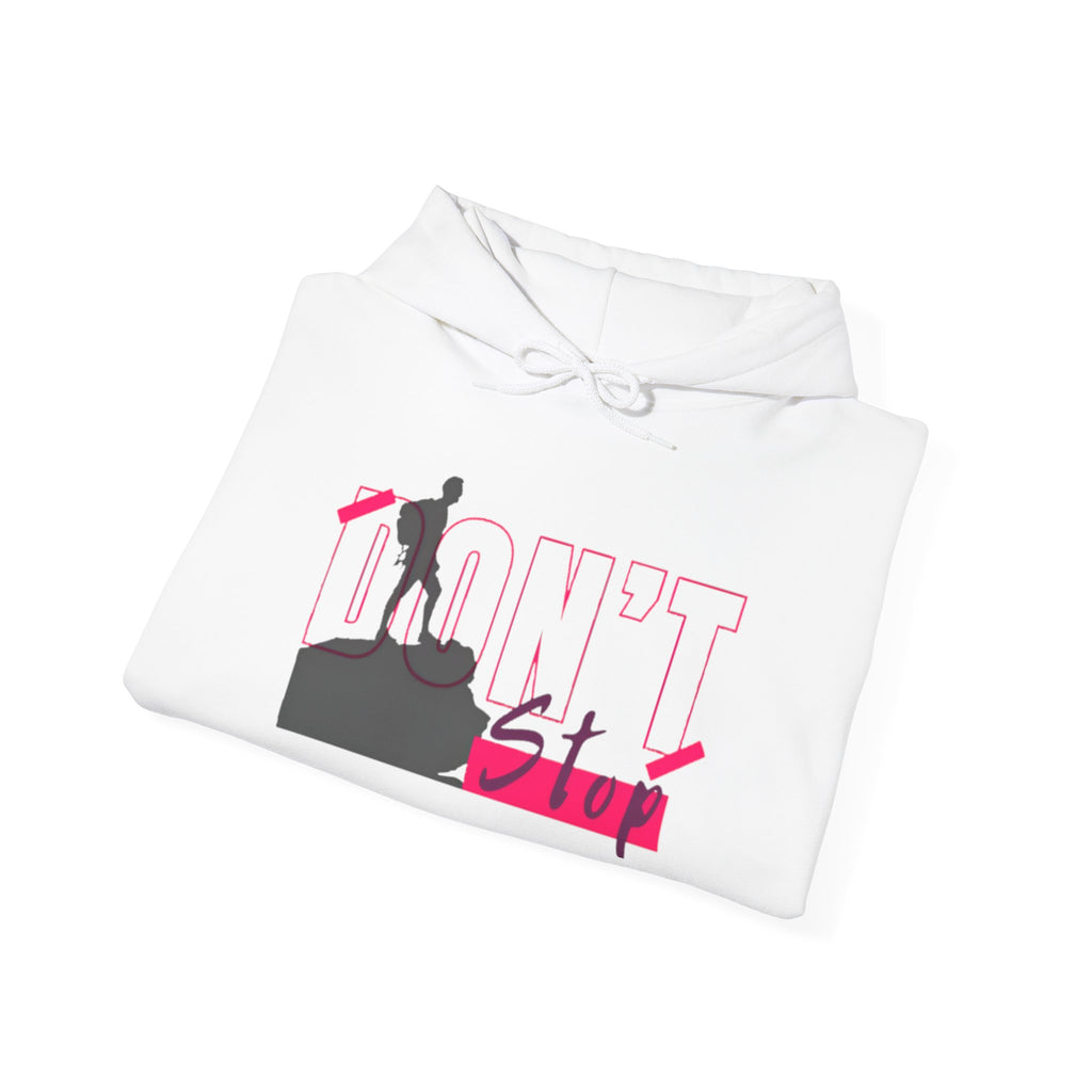 Don’t Stop Hoodie — Motivational Climber Graphic Sweatshirt