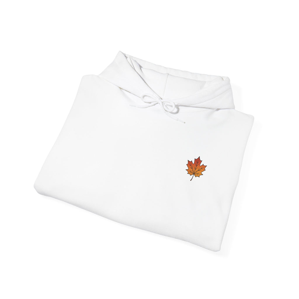 Autumn Maple Leaves Hoodie — Cozy Fall Leaf Graphic