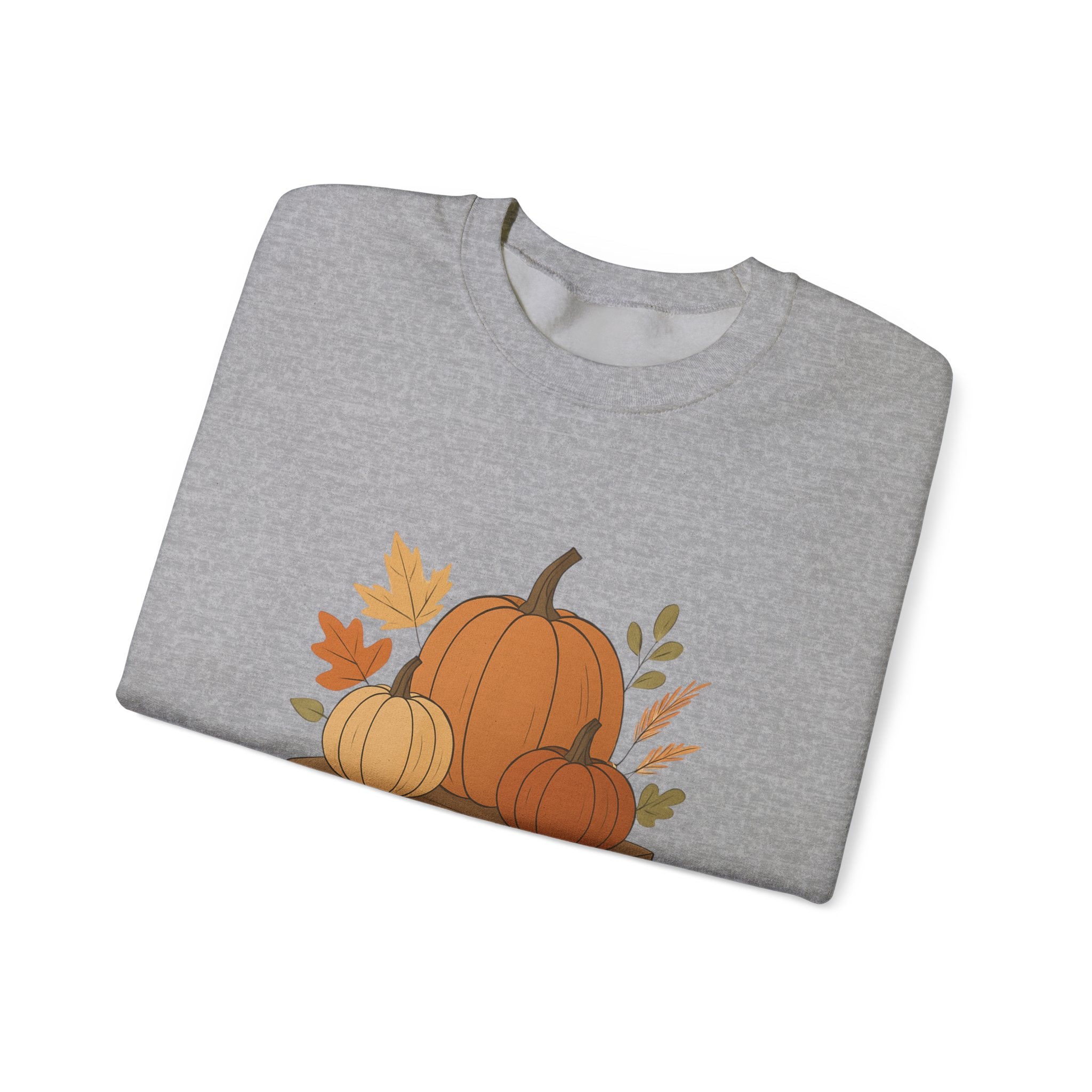 Pumpkin Patch Crewneck — Autumn Fall Pumpkin Graphic Sweatshirt
