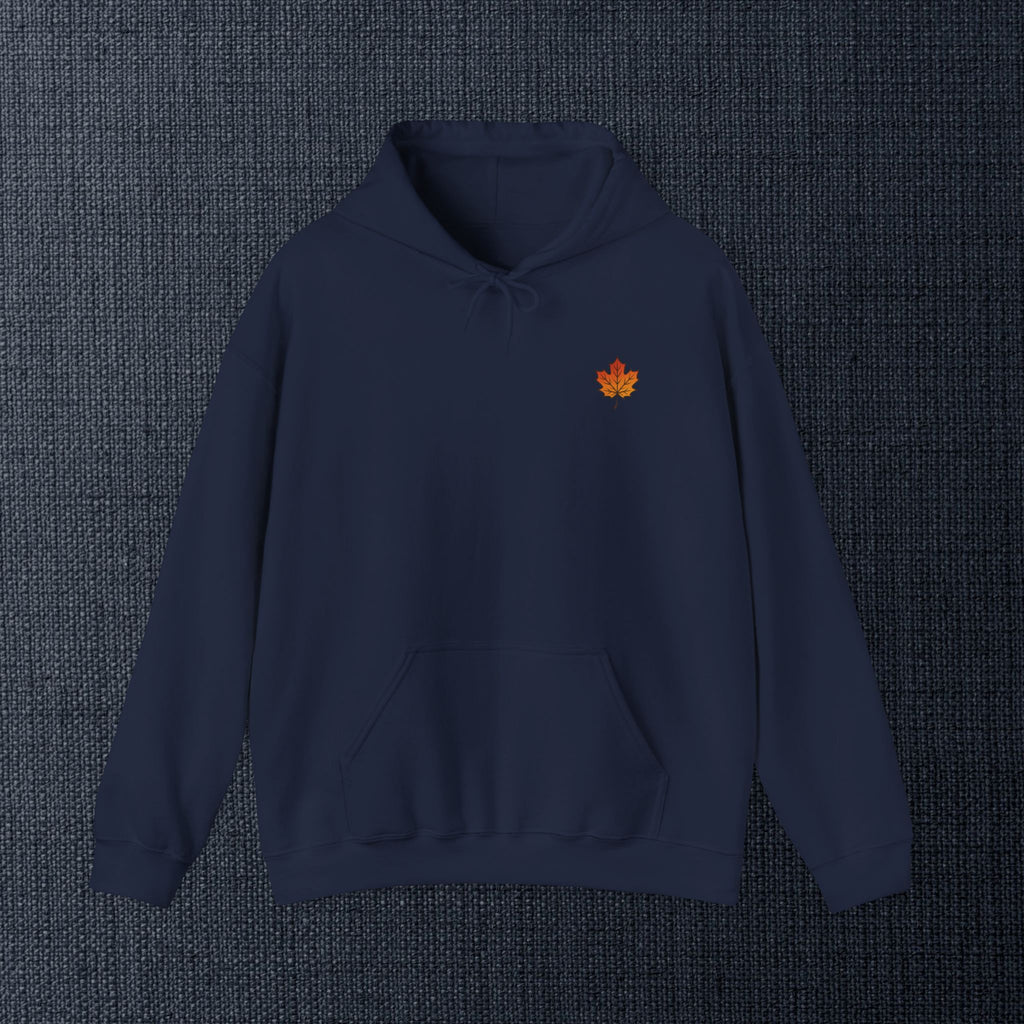 Autumn Maple Leaves Hoodie — Cozy Fall Leaf Graphic