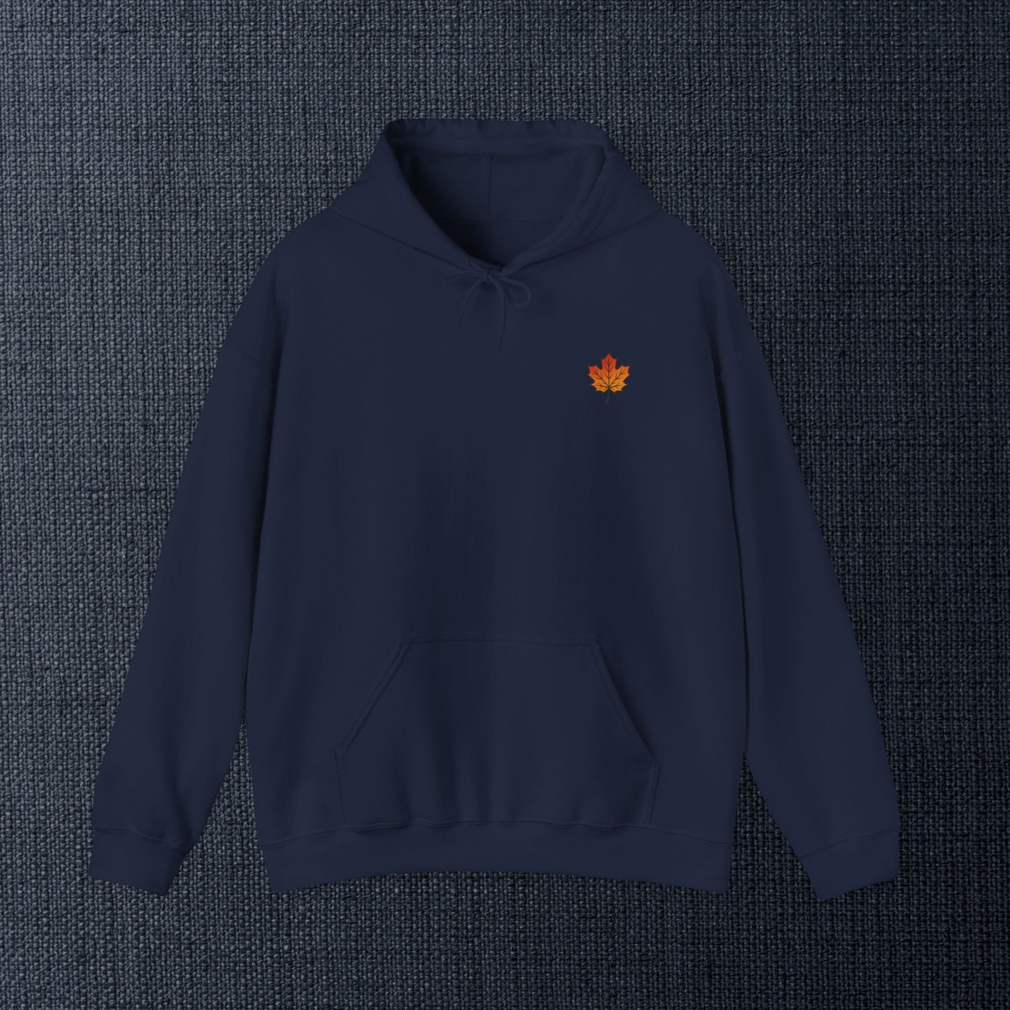 Autumn Maple Leaves Hoodie — Cozy Fall Leaf Graphic
