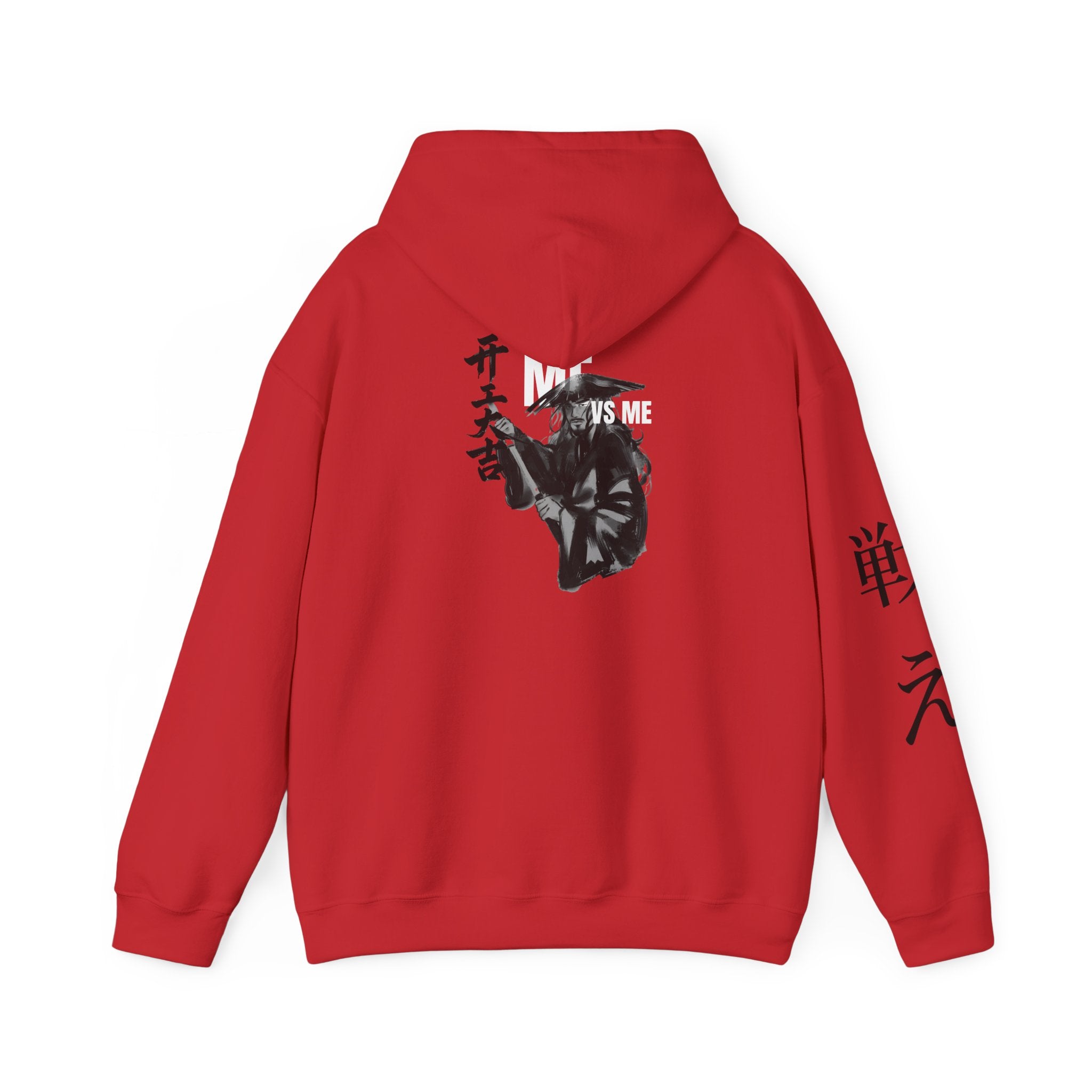 Samurai Mask Hoodie – “VS ME” Graphic Streetwear Pullover | Premium Unisex Midweight Hoodie