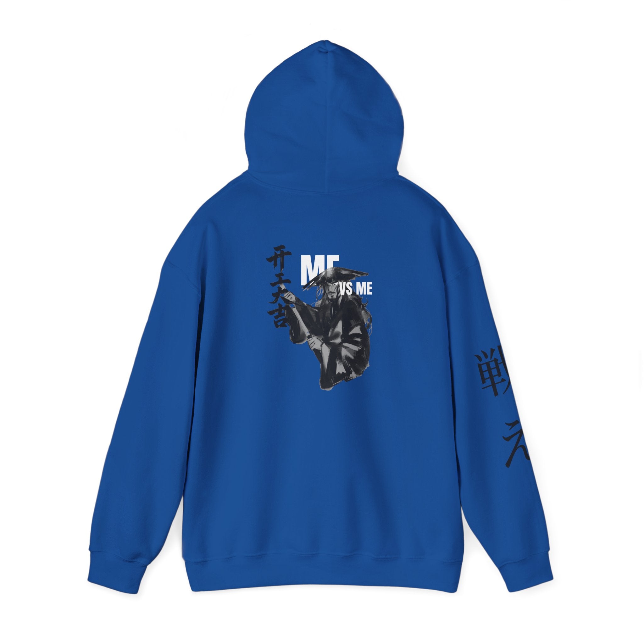 Samurai Mask Hoodie – “VS ME” Graphic Streetwear Pullover | Premium Unisex Midweight Hoodie