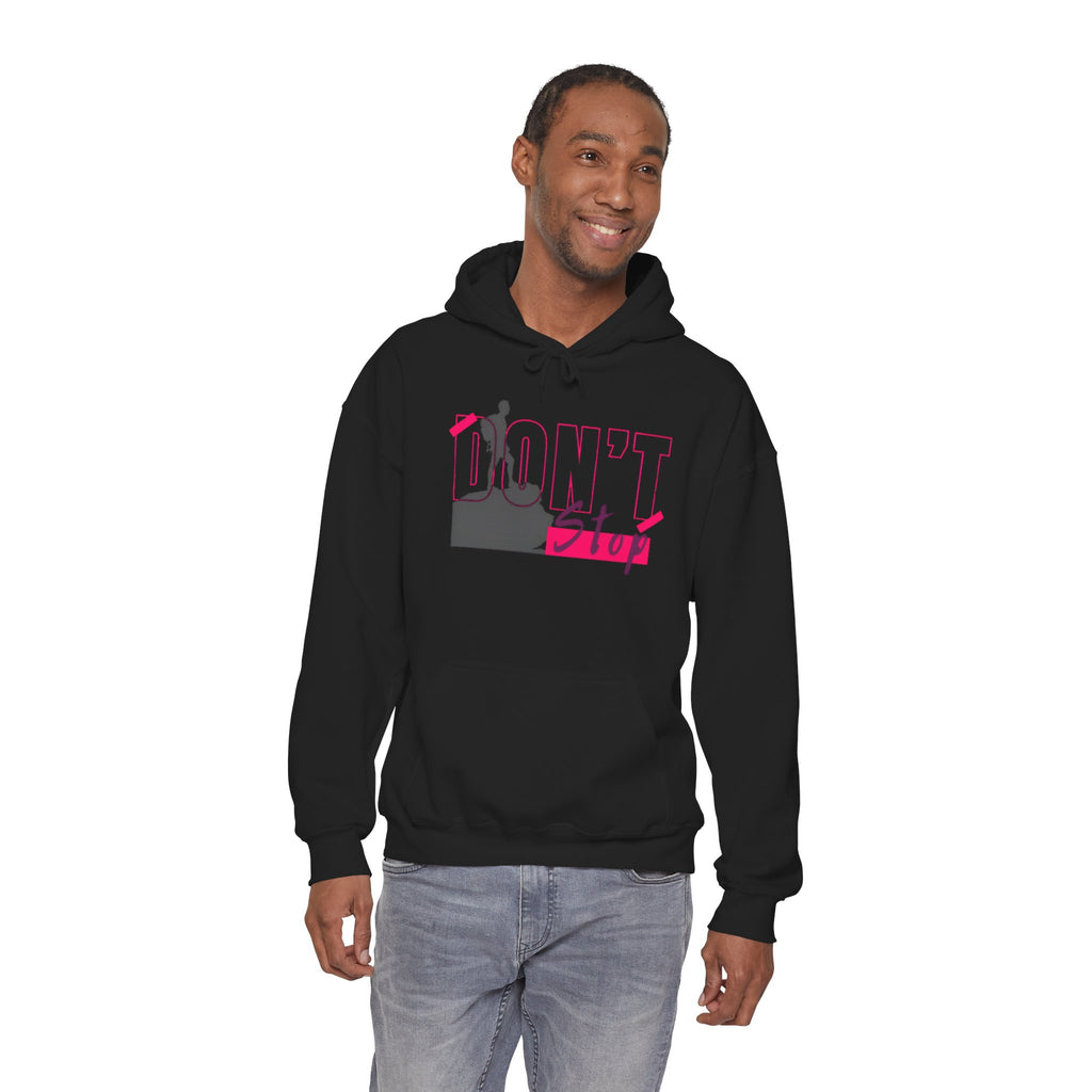 Don’t Stop Hoodie — Motivational Climber Graphic Sweatshirt