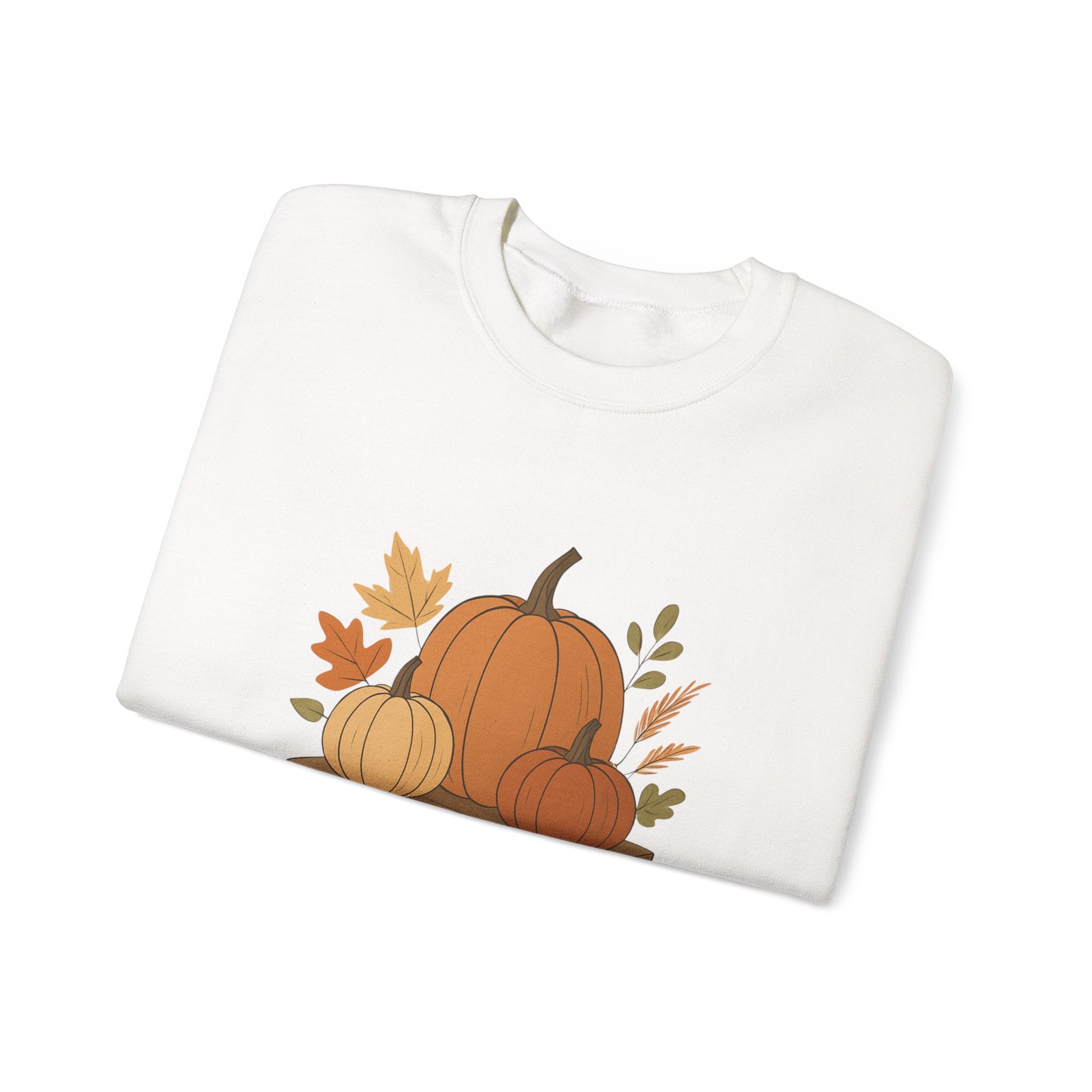 Pumpkin Patch Crewneck — Autumn Fall Pumpkin Graphic Sweatshirt