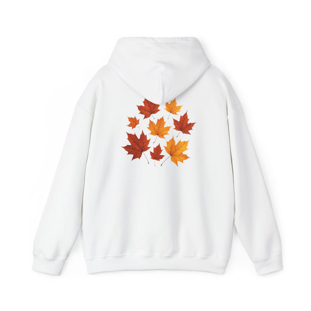 Autumn Maple Leaves Hoodie — Cozy Fall Leaf Graphic