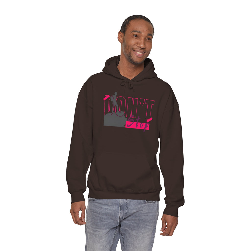 Don’t Stop Hoodie — Motivational Climber Graphic Sweatshirt
