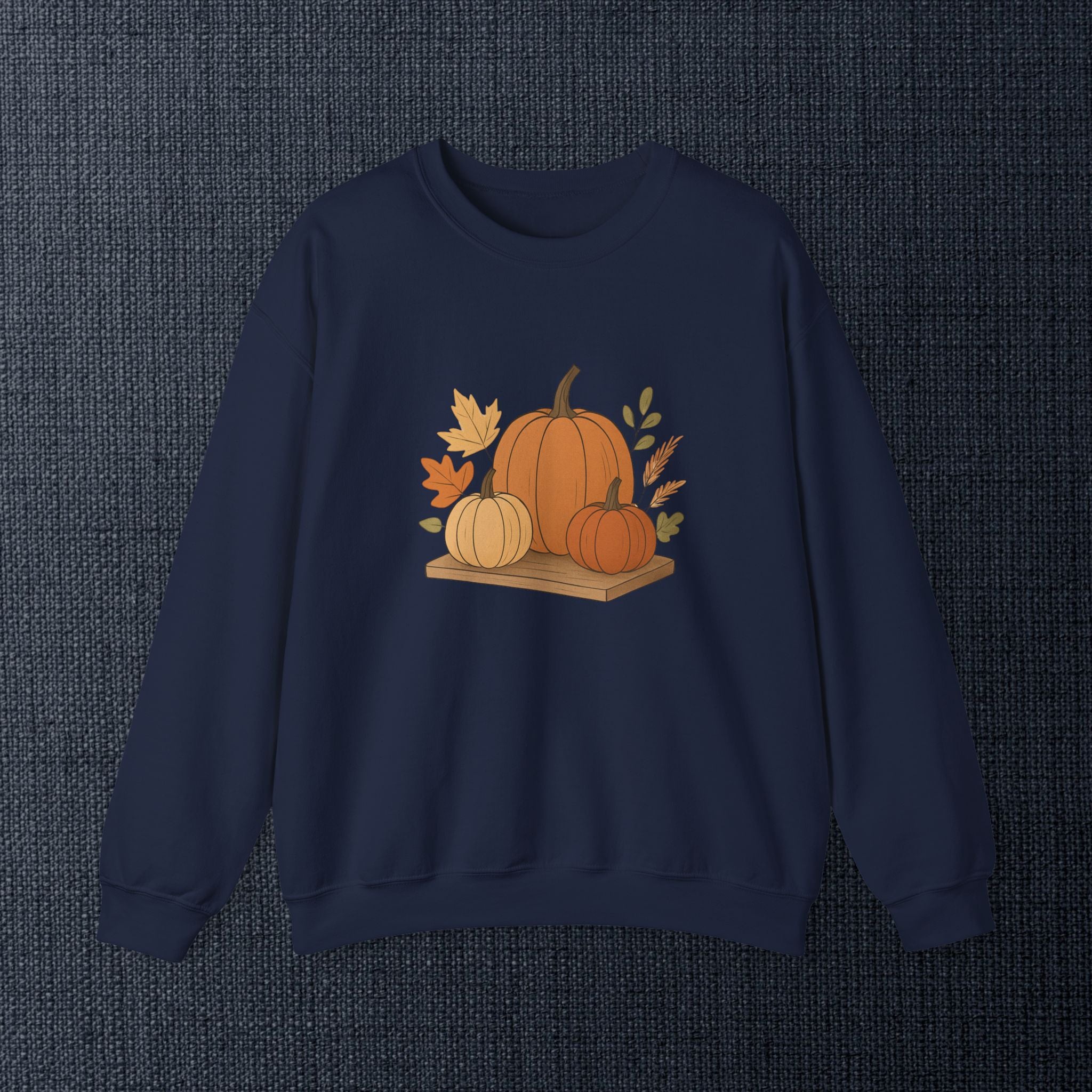 Pumpkin Patch Crewneck — Autumn Fall Pumpkin Graphic Sweatshirt