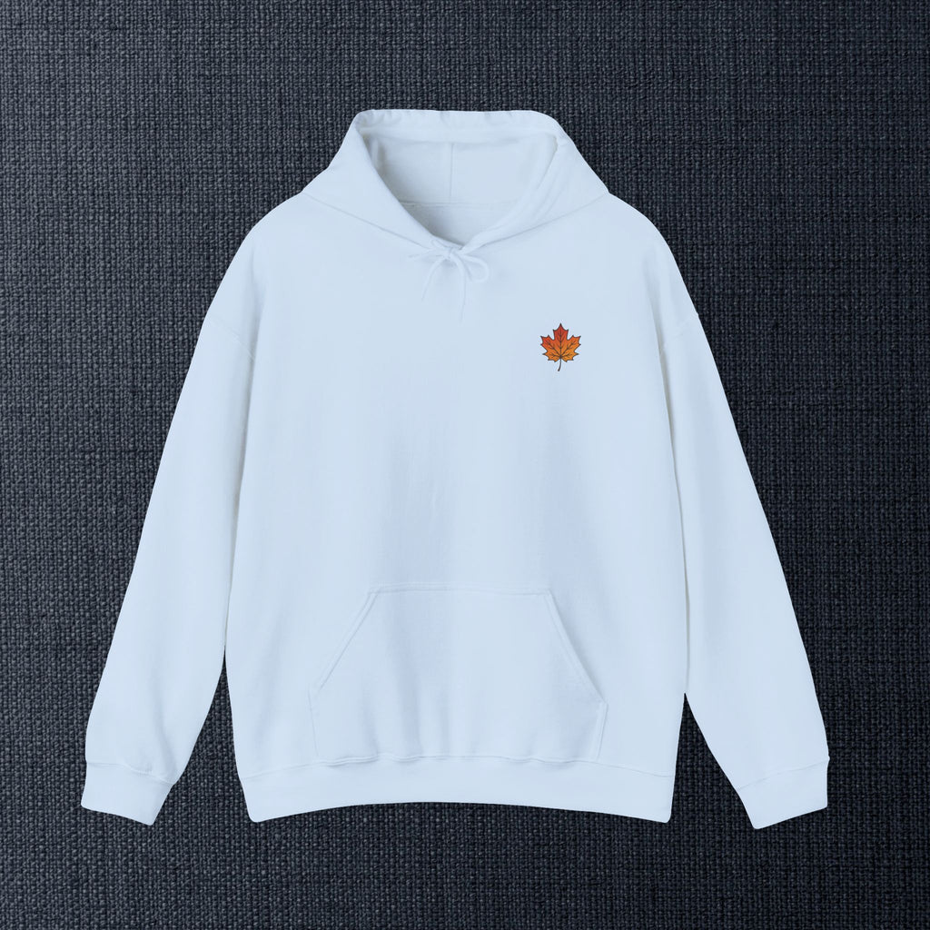 Autumn Maple Leaves Hoodie — Cozy Fall Leaf Graphic