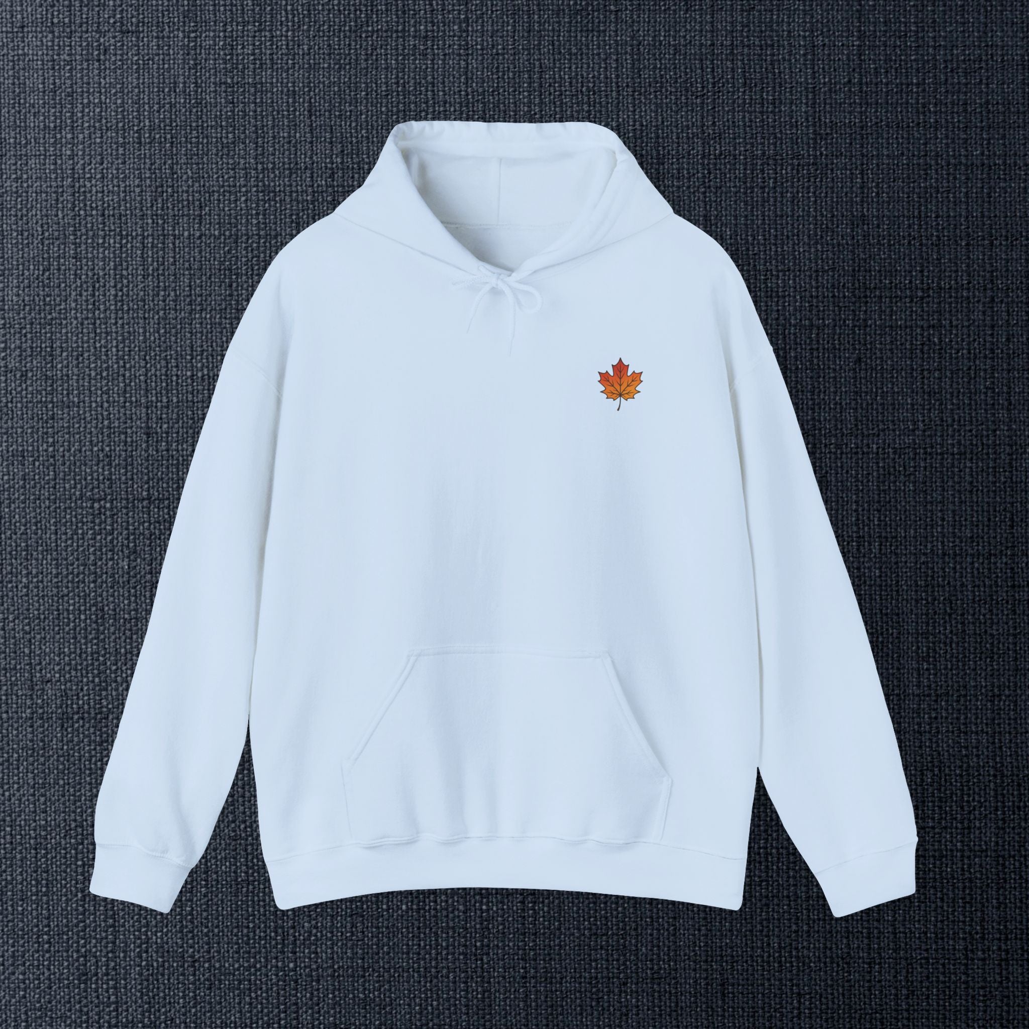 Autumn Maple Leaves Hoodie — Cozy Fall Leaf Graphic