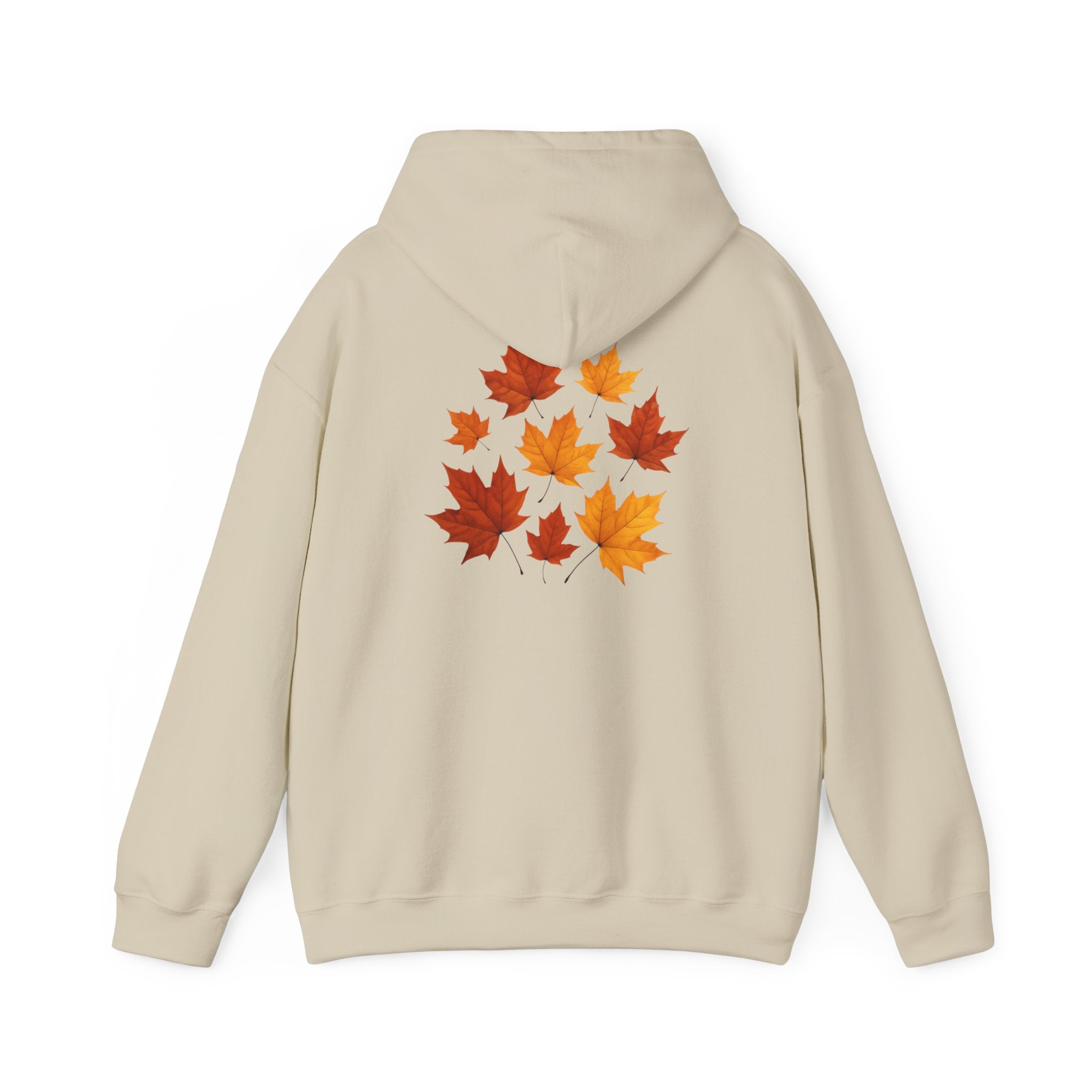 Autumn Maple Leaves Hoodie — Cozy Fall Leaf Graphic