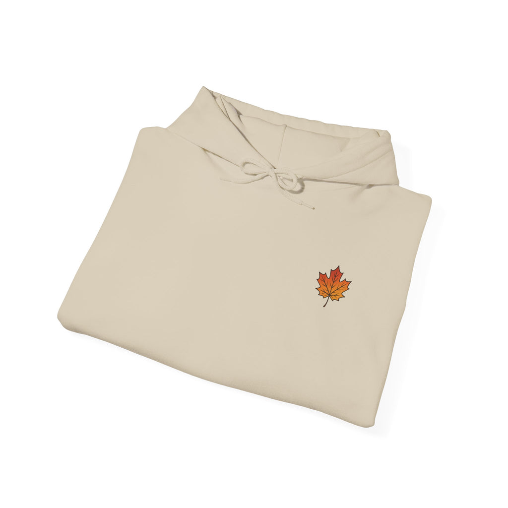 Autumn Maple Leaves Hoodie — Cozy Fall Leaf Graphic