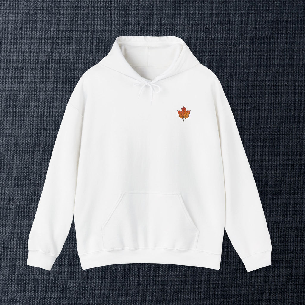 Autumn Maple Leaves Hoodie — Cozy Fall Leaf Graphic