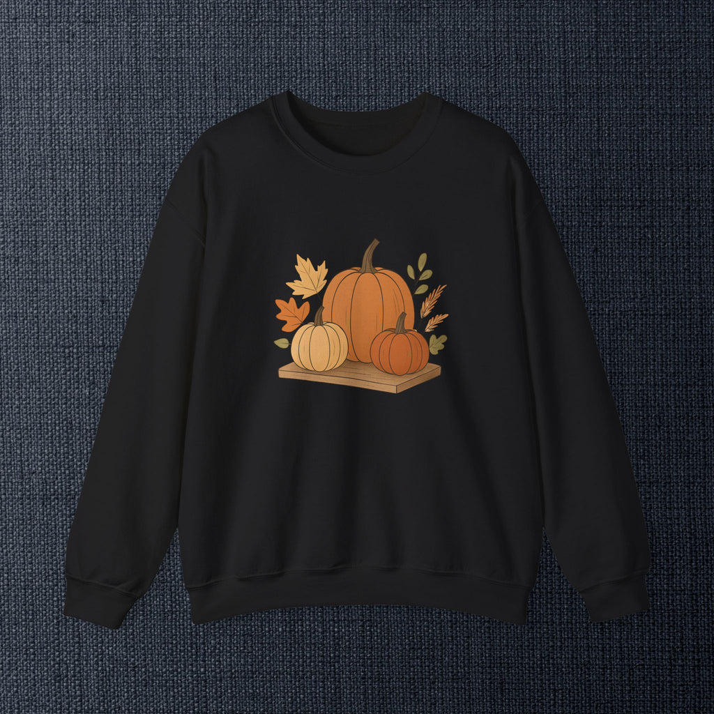 Pumpkin Patch Crewneck — Autumn Fall Pumpkin Graphic Sweatshirt